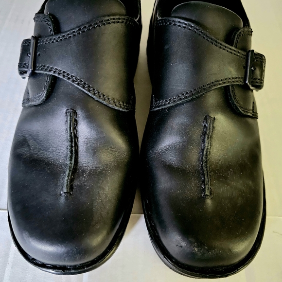 Eastland syracuse shoes size 9 black leather slip-on walking casual woman - Picture 2 of 12